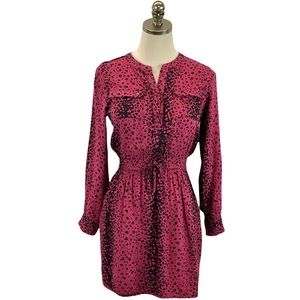 Vince Pink  Waist Drawstring Mini Dress